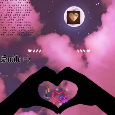 Ipad Wallpaper HD Romantic Heart Silhouette Sky