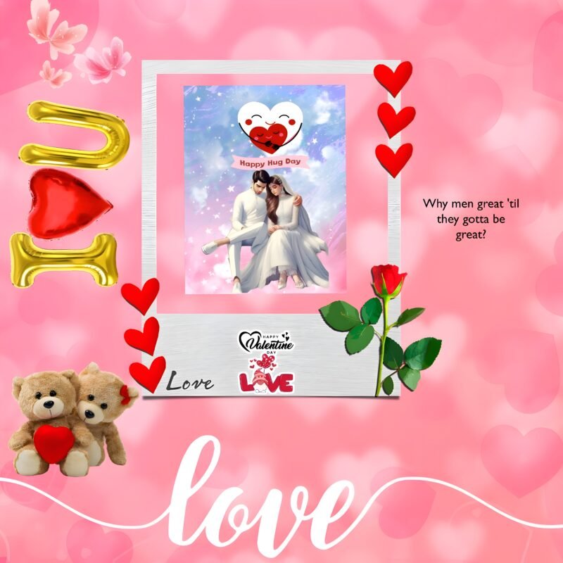 Romantic Hug Day Love Art HD wallpaper free download