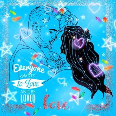 Romantic Love Embrace Art HD Wallpaper