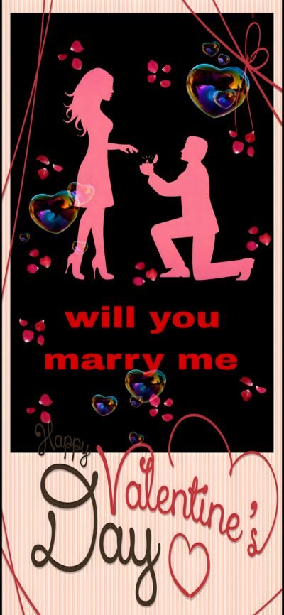 iPhone Wallpaper HD Romantic Proposal Valentine’s Day
