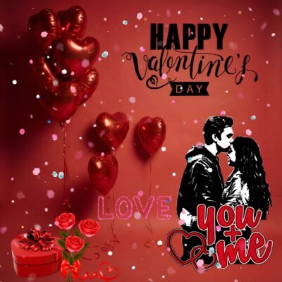 Heart Shaped Balloons Wallpaper – Romantic Valentine’s Day Love