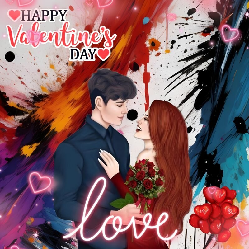 Romantic Valentine’s Day Love Art HD wallpaper free download