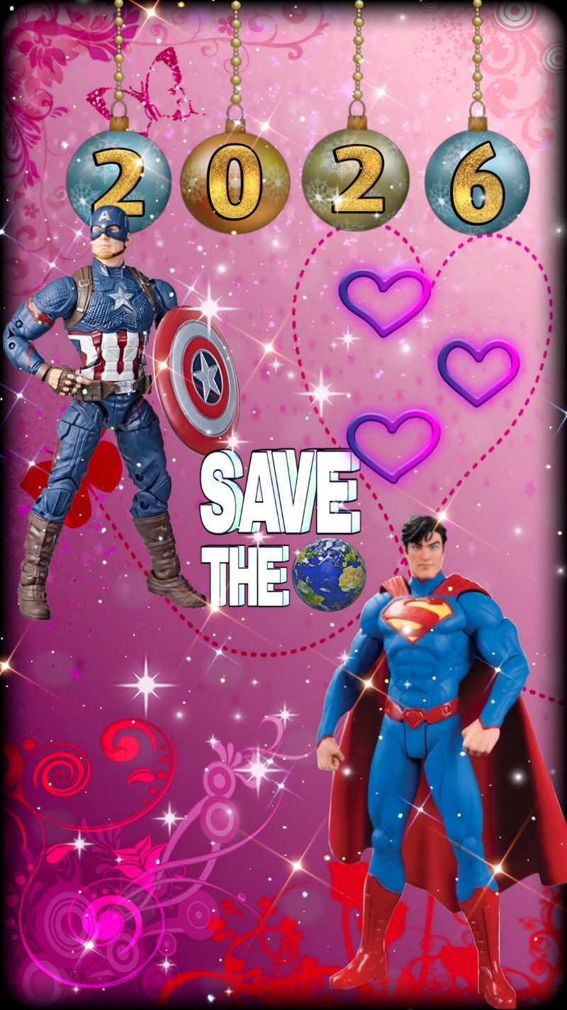 Save Earth 2026 Superhero HD wallpaper free download