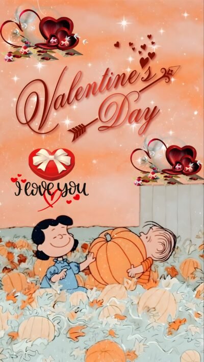 Valentine’s Day Peanuts Pumpkin Patch HD Wallpaper